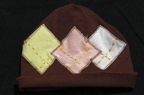Baby Boy Hat (6m-3yrs) Brown Argyle