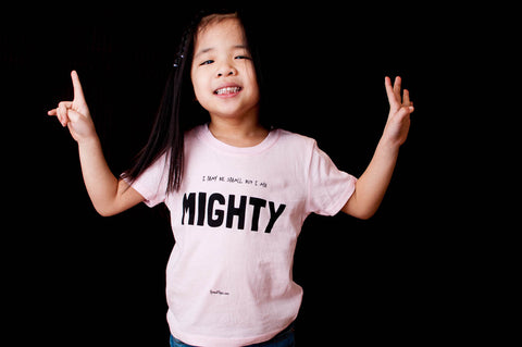 I Am Mighty Pink Toddler T-Shirt